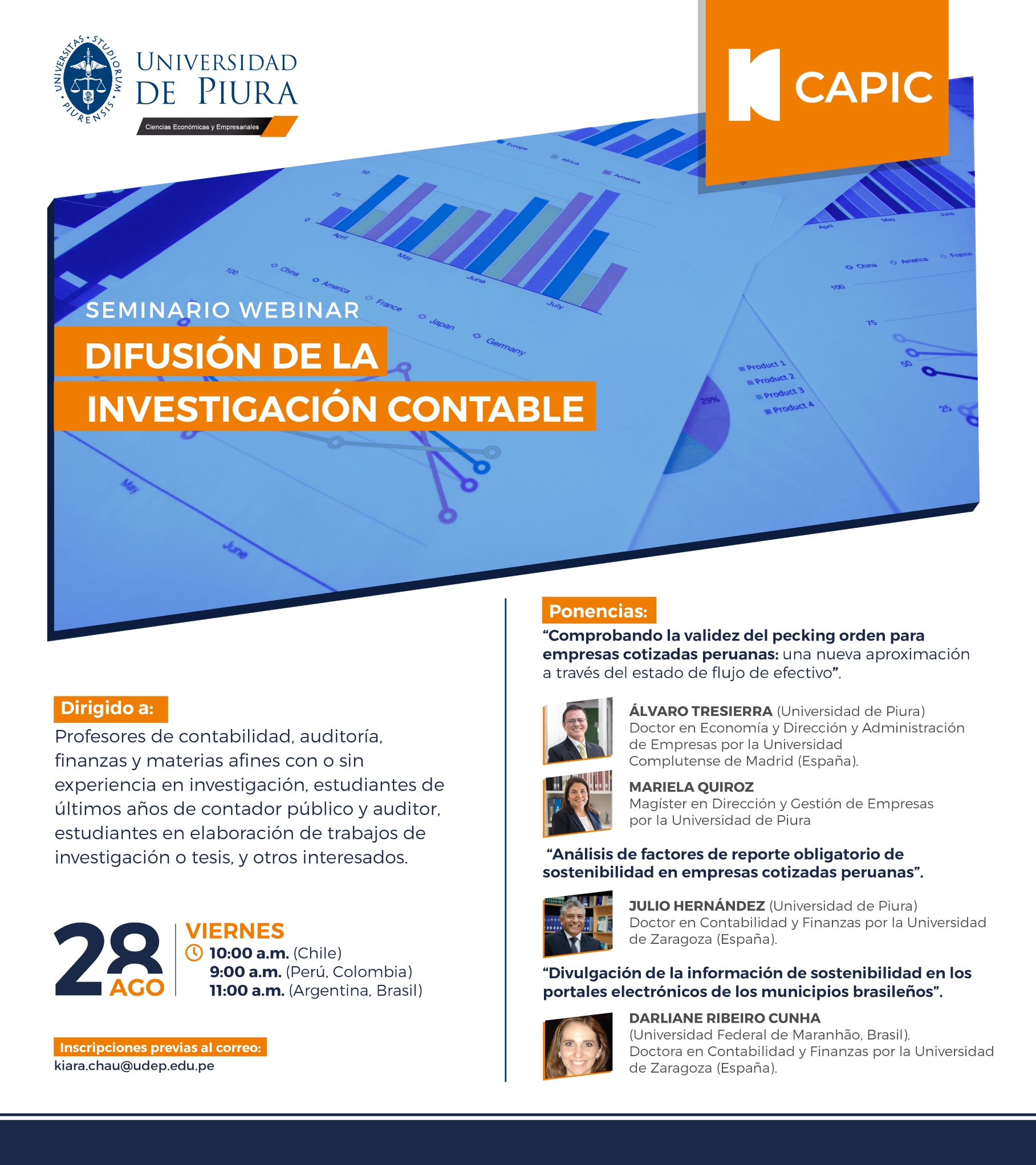 Seminario Internacional de Difusión de la Investigación Contable CAPIC- Universidad de Piura